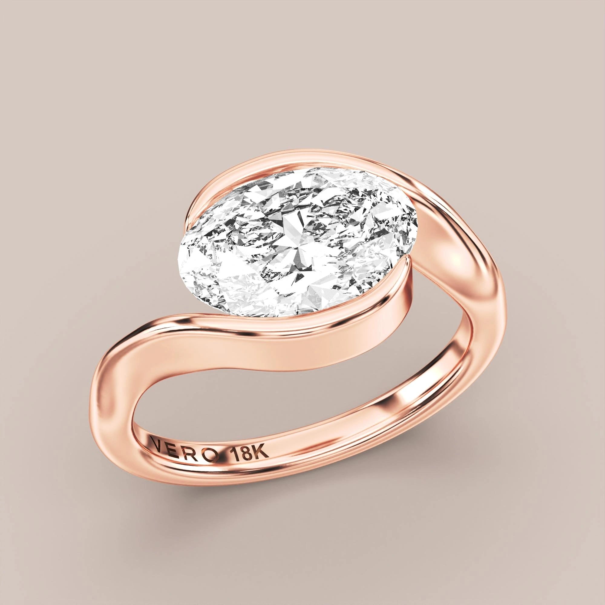 Oval - Rose gold