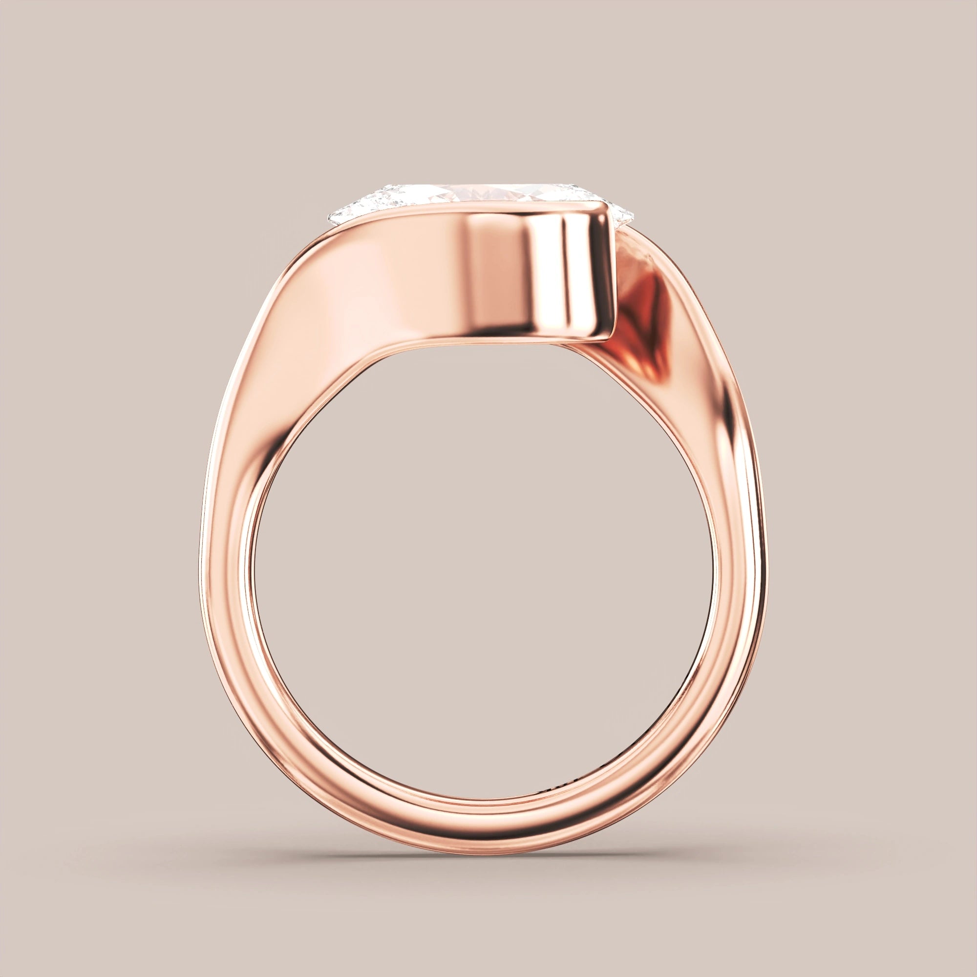 Oval - Rose gold
