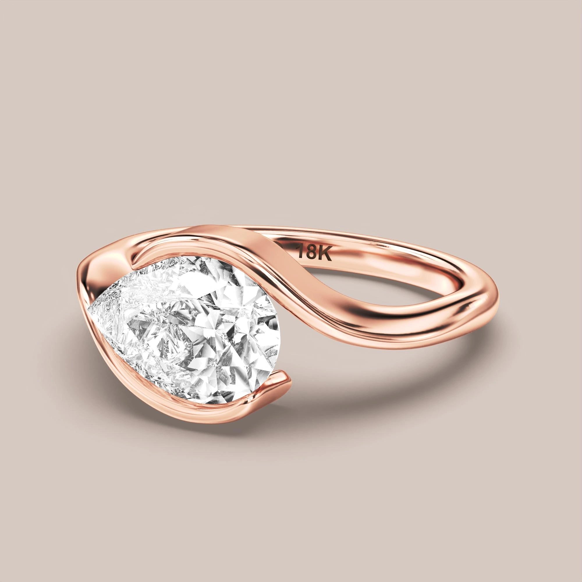 Pear - Rose gold
