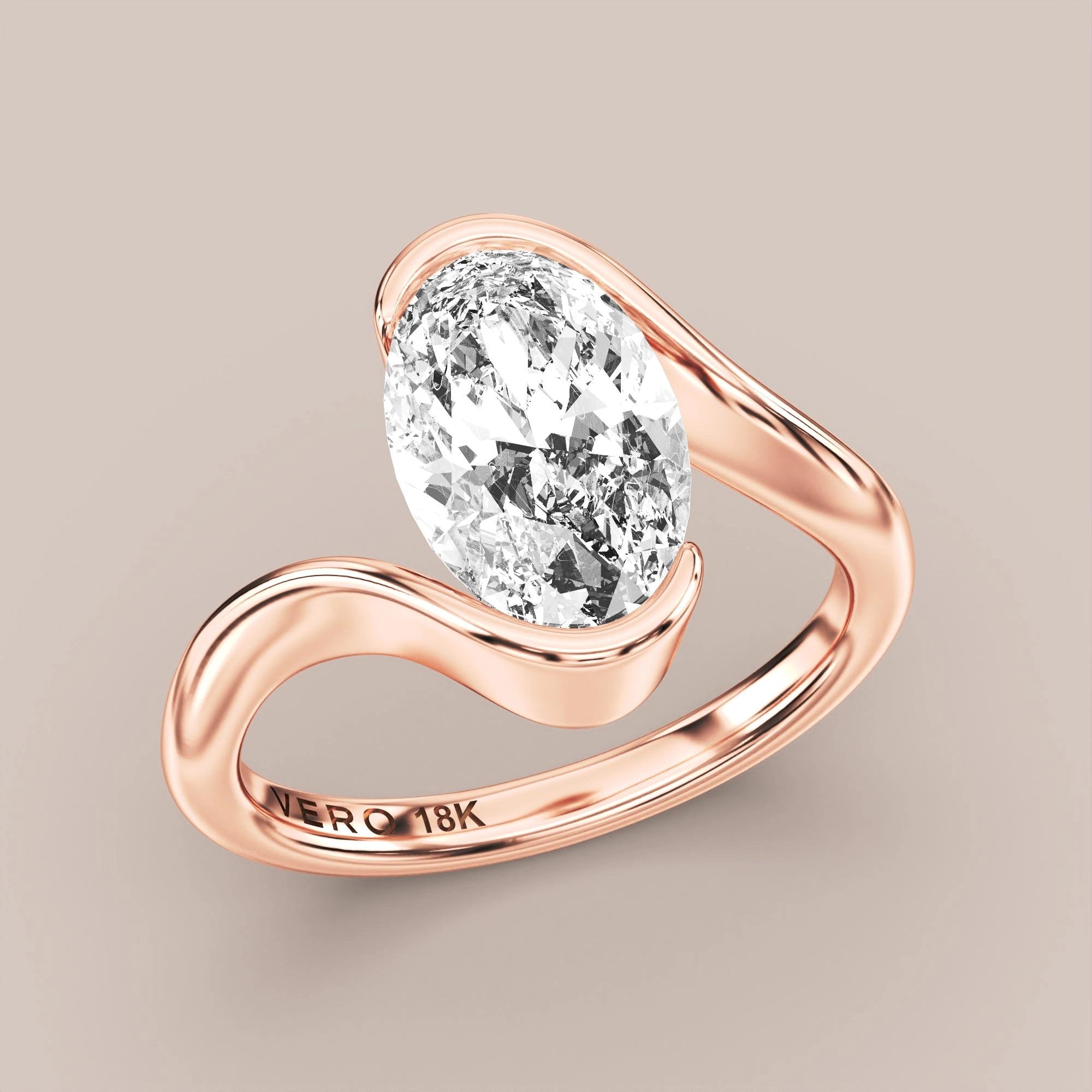 Oval - Rose gold
