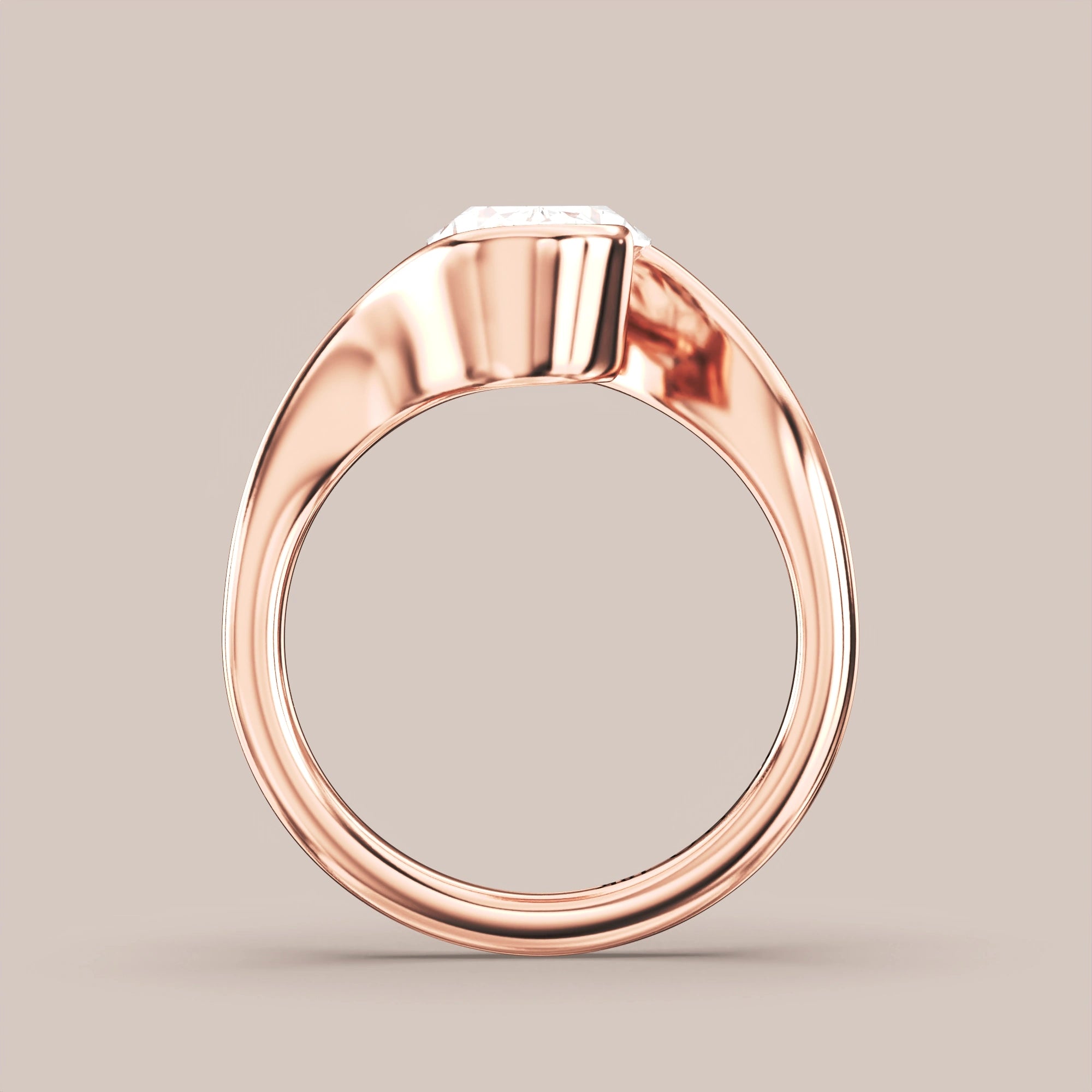 Oval - Rose gold