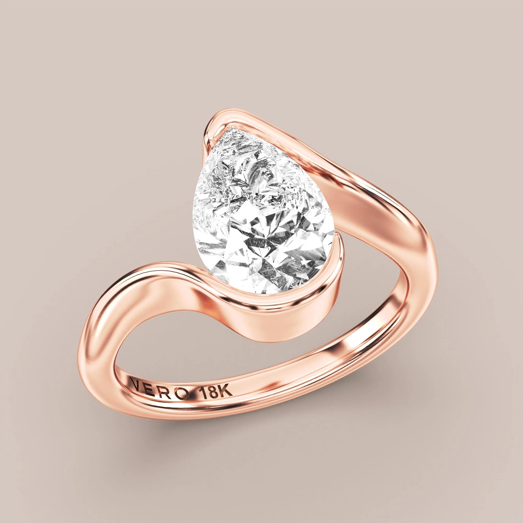 Pear - Rose gold