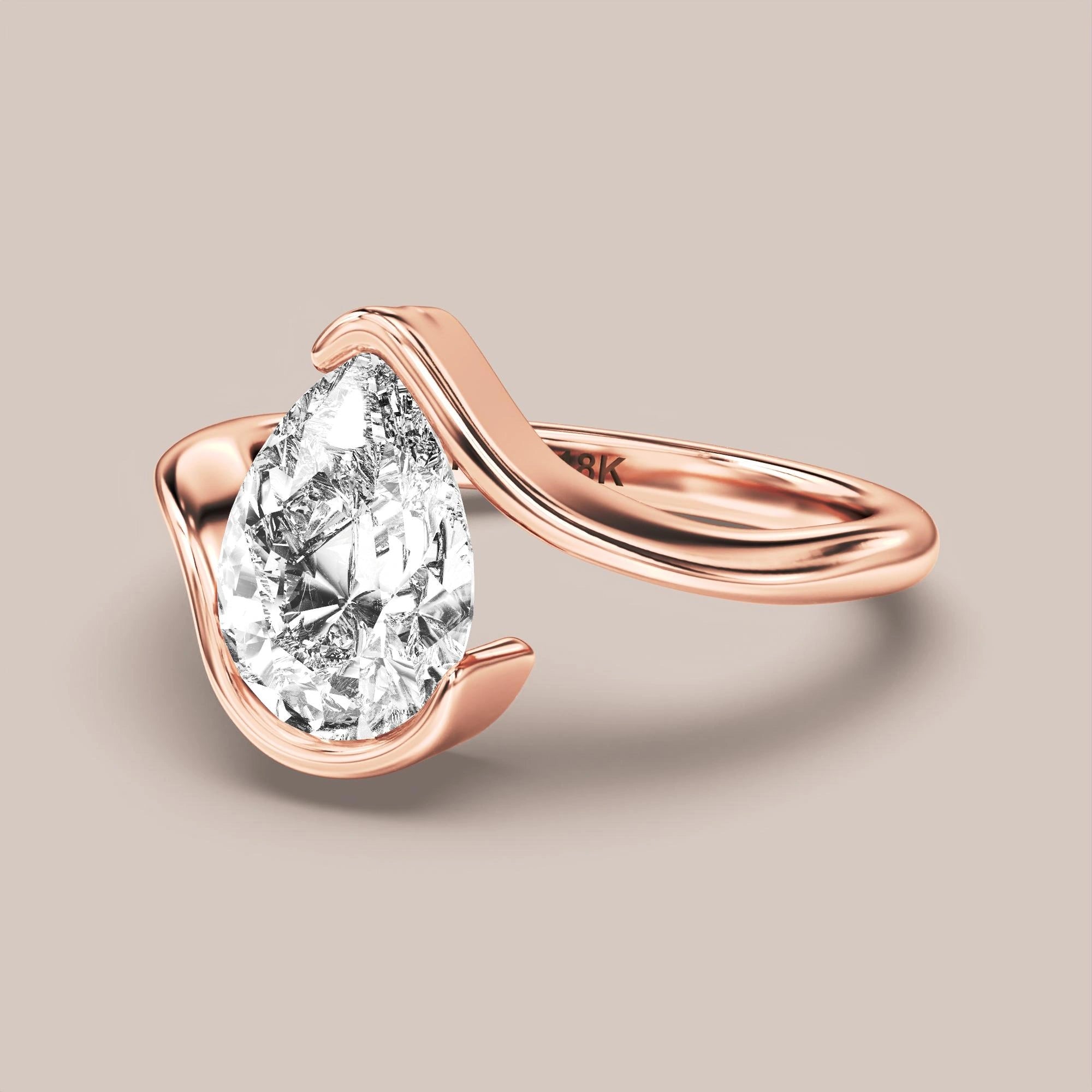 Pear - Rose gold