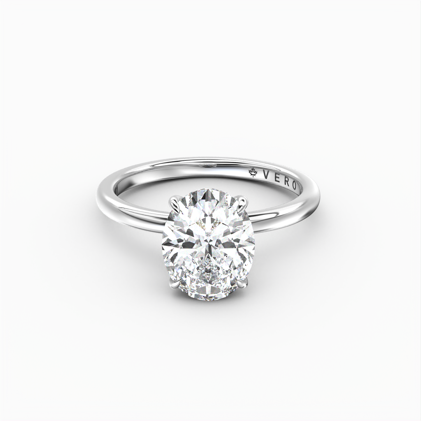 Classic Solitaire Oval Shape Cut