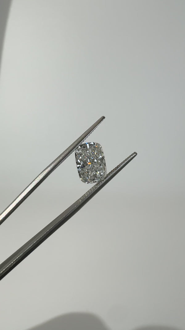 2.02ct Antique Cut Elongated Cushion E VVS2