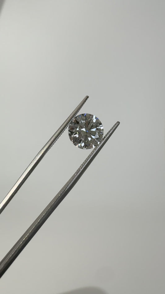 2.5ct Round E VVS2
