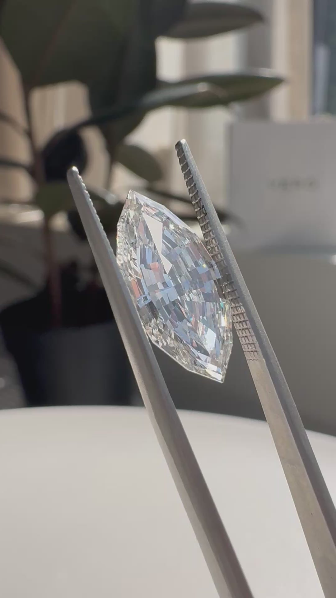 3.39ct Marquise Step F VS1
