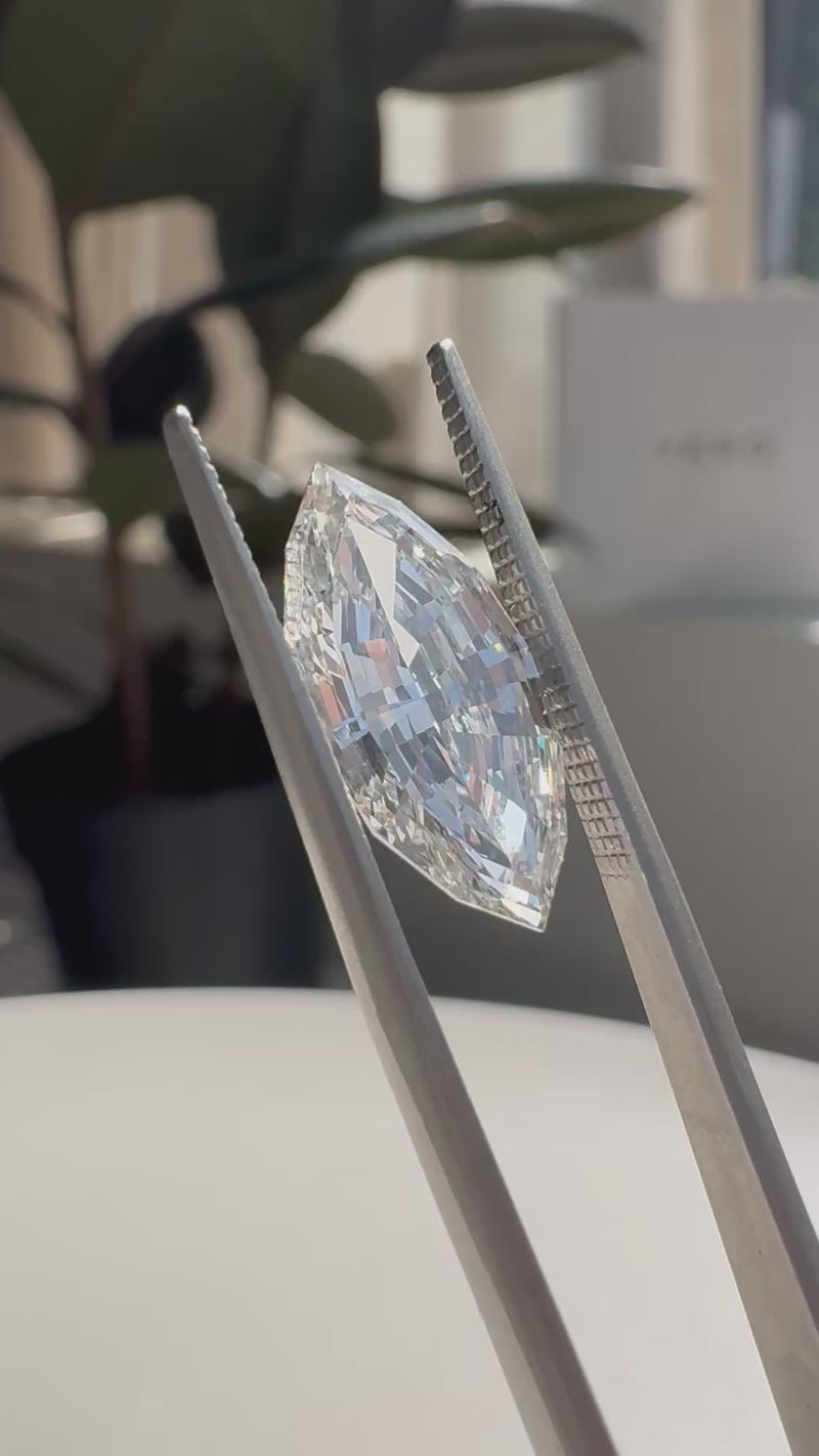 3.39ct Marquise Step F VS1