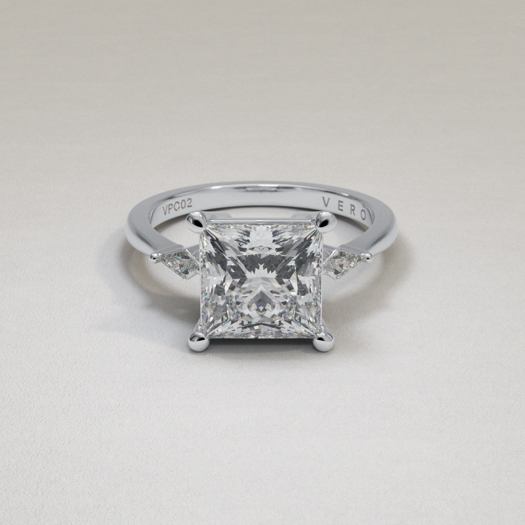 Princess cut setting styles on sale